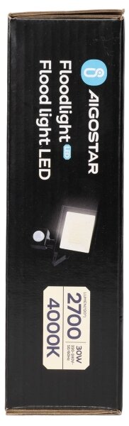 Aigostar - LED прожектор със сензор LED/30W/230V 4000K IP65