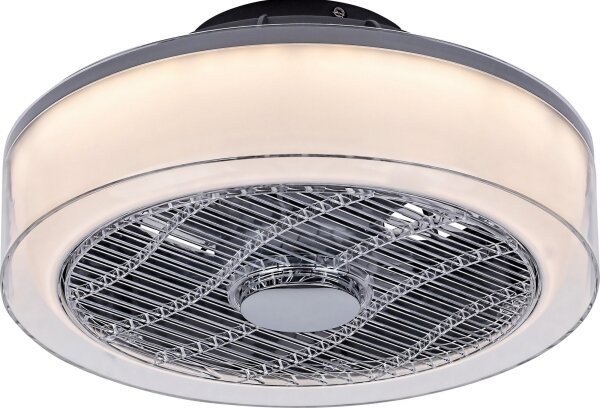 Rabalux - LED регулируемо таванно осветление с вентилатор LED/30W/230V + DO