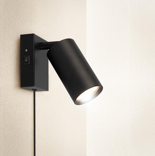Solight WO3002-B - Настенен аплик CELE 1xGU10/30W/230V черен