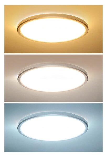Solight WO825-LED Таванно осветително тяло за баня ACATE 18 W/230 V 3000/4000/6000 K Ø 22 см IP54
