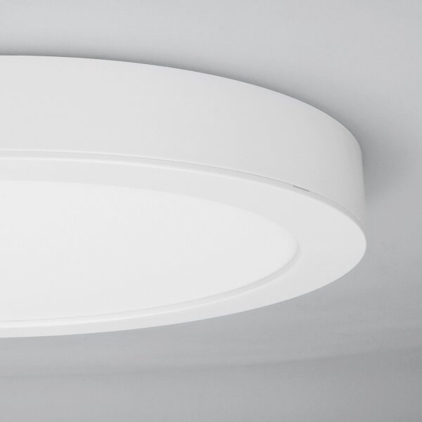 Solight WD242-W - LED панел 2 в 1 18W/230V 3000/4000/6000K, диаметър 22,5 см, IP54, бял