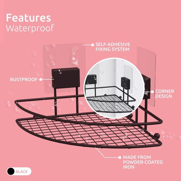Самоносеща ъглова етажерка за баня Magic Bath Bestlock - Compactor