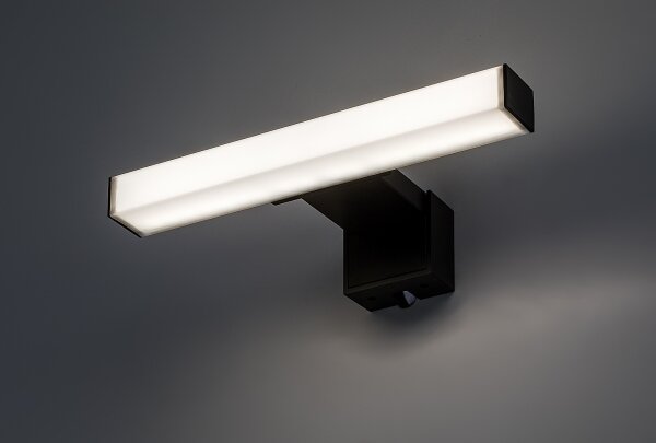 Rabalux 75050 - OLIRO LED осветление за огледало в банята, 4W/230V, IP44, 20 см, черно