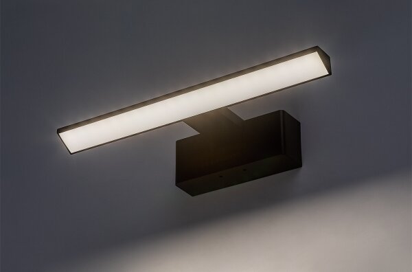 Rabalux 75024 - LED осветление за огледало за баня LORIC LED/6W/230V IP44 30 см черно