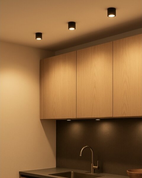 LED точково осветително тяло LED/5W/230V 3000/4000/6400K Ø 7,5 см черно