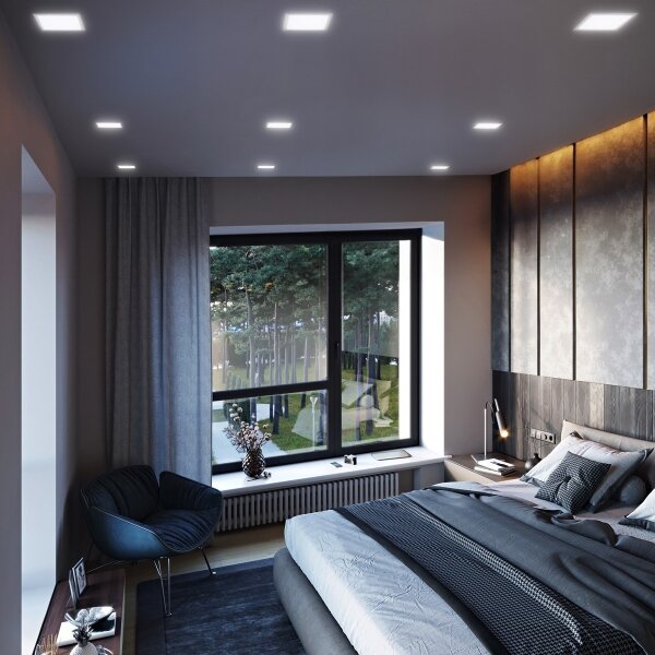 Solight WD147 - LED вградено осветително тяло 6W/230V 3000/4000/6000K 12x12 cm бяло