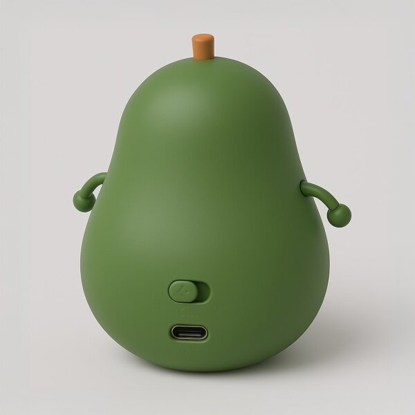 LED димируема презареждаема детска нощна лампа AVOCADO LED/1W/5V 1200 mAh