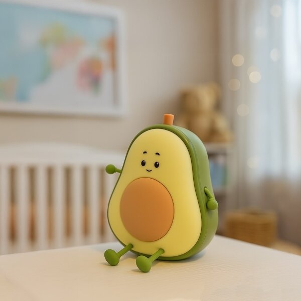 LED димируема презареждаема детска нощна лампа AVOCADO LED/1W/5V 1200 mAh