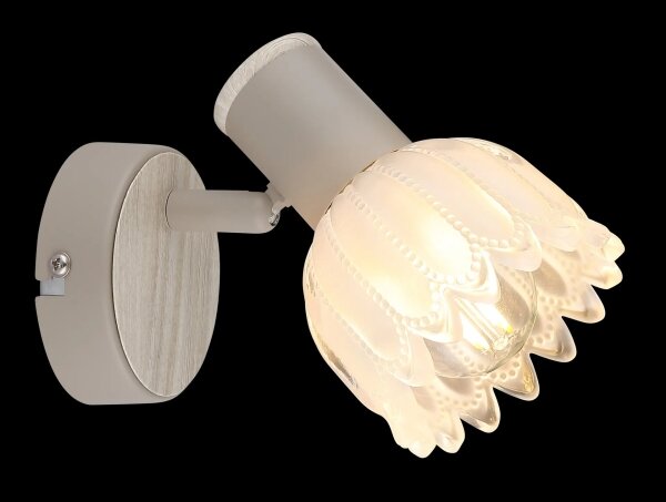 Globo 54317-1 - Стенно точково осветително тяло PLANTA 1xE14/40W/230V