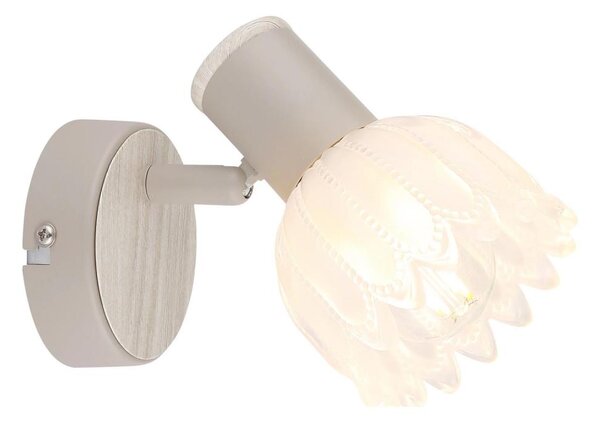 Globo 54317-1 - Стенно точково осветително тяло PLANTA 1xE14/40W/230V