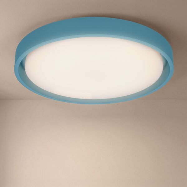Brilagi-LED Димируемо осветително тяло MATTEO LED/48W/230V 3000–6500K Ø 41 см тюркоаз + дистанционно управление