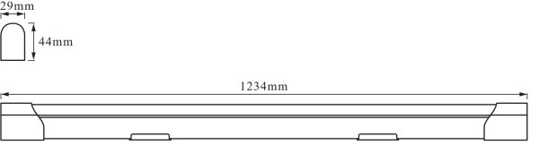 Osram - LED осветително тяло за монтаж под шкаф BATTEN LED/20W/230V 123,4 cm