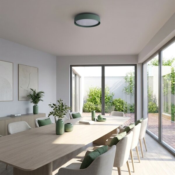 Brilagi -LED Димируемо таванно осветително тяло LUCIA LED/48W/230V диам. 41 см зелено+ДУ
