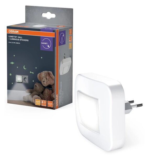 Osram - LED нощна лампа със сензор за сумрак LUNETTA LED/0,2W/230V