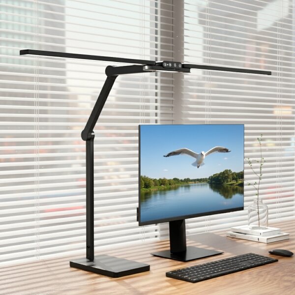Brilagi-LED Димируема сензорна настолна лампа VARIO LED/24W/230V 3000-6500K черна