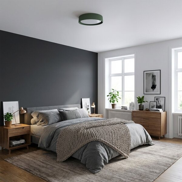 Brilagi - LED плафон LUCIA LED/24W/230V, Ø 31 см, зелен