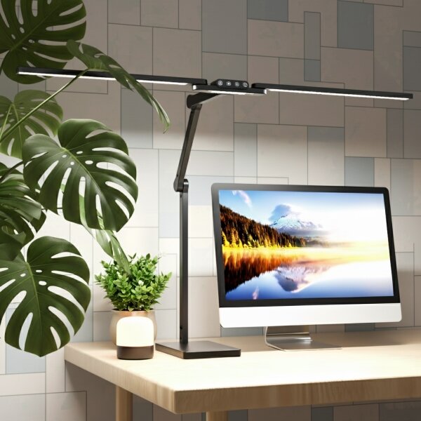Brilagi-LED Димируема сензорна настолна лампа VARIO LED/24W/230V 3000-6500K черна