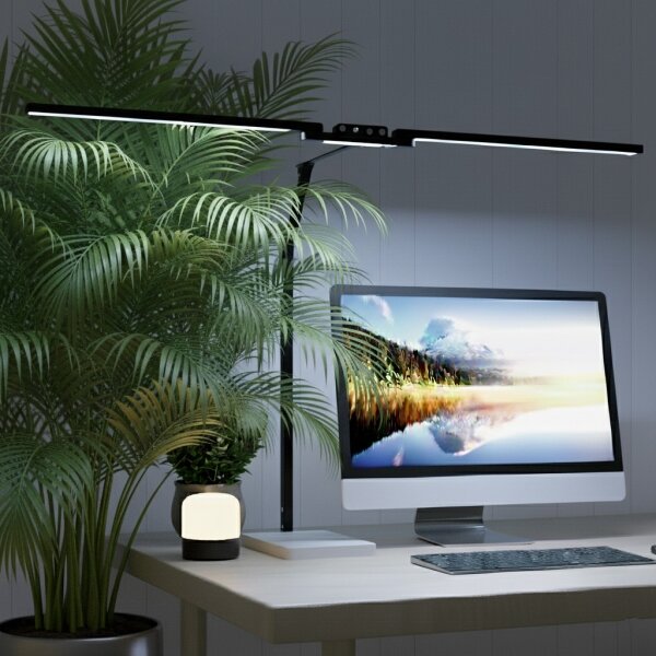 Brilagi-LED Димируема сензорна настолна лампа VARIO LED/24W/230V 3000-6500K черна