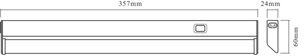 Osram - LED подшкафно осветително тяло LINEAR LED/6W/230V 3000K 35,7 cm сребристо
