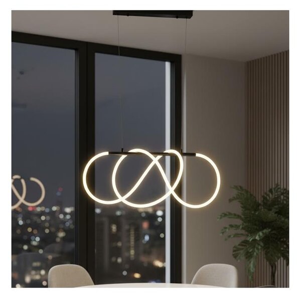 LED полилей на кабел FLEXI LED/36W/230V 4000K черен