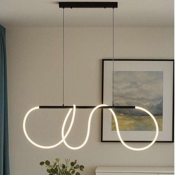 LED полилей на кабел FLEXI LED/45W/230V 4000K черен