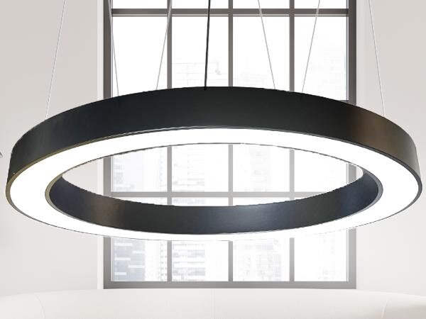 LED Пендел LED/60W/230V 4000K Ø 120 см черен