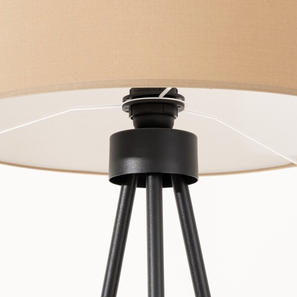 Sollux SL.1853 - Подова лампа NEVIA 1xE27/15W/230V таупе