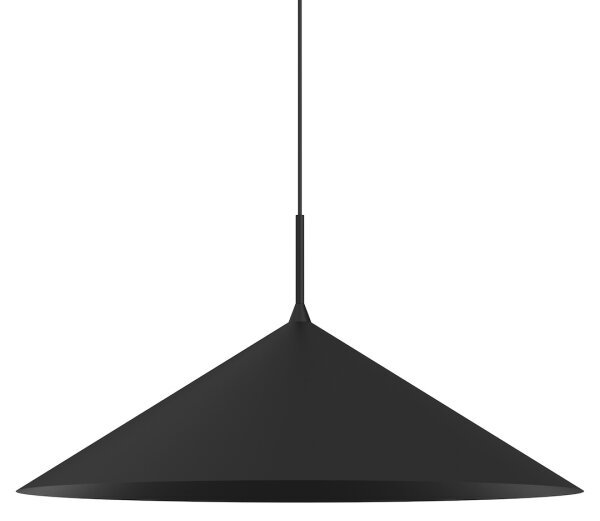 Полилей на кабел CAPITAL 1xGX53/15W/230V диам. 60 см, черен
