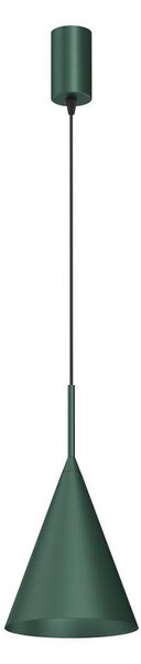 Полилей на кабел CAPITAL 1xGX53/15W/230V, диаметър 17 см, зелен