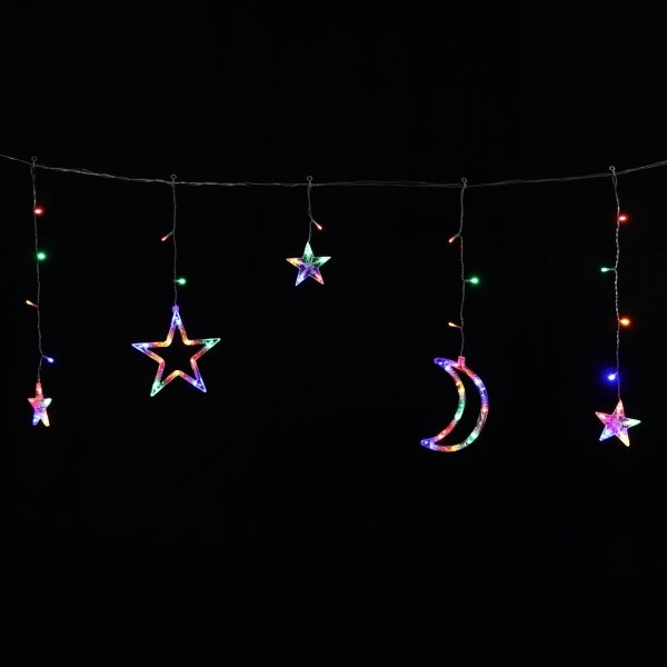 Aigostar - LED RGBY соларен гирлянд 120 LED / 8 режима, 3 x 0,6 m, 500 mAh, IP65
