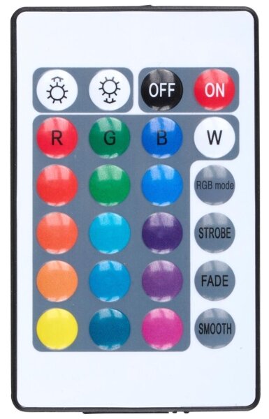 Grundig - LED RGBW димируема подова лампа LED/10W/5V черна + дистанционно управление