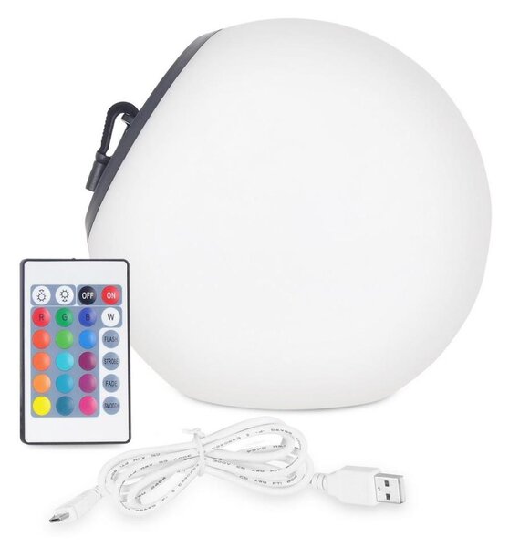 Top Light BALL RGB RC - LED RGB соларна лампа, димер, LED/1,2W/3,7V IP44