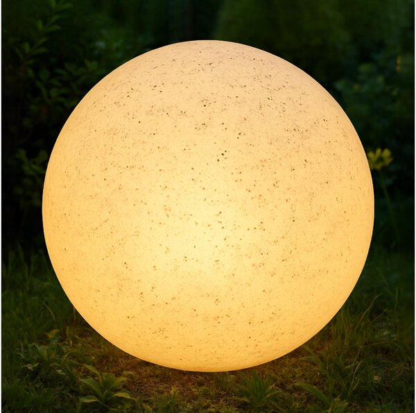 Външно декоративно осветително тяло LUMISTONE 1xE27/15W/230V IP65 диаметър 38 см