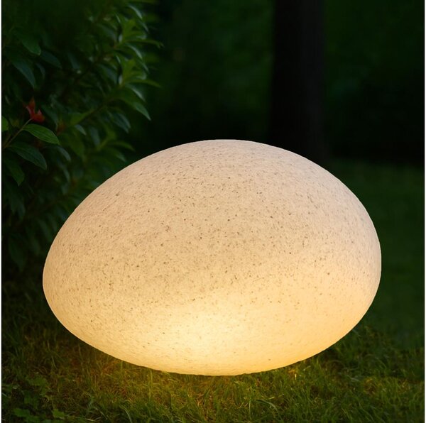 Външно декоративно осветително тяло LUMISTONE – 1xE27, 15W, 230V, IP65, Ø 38 см