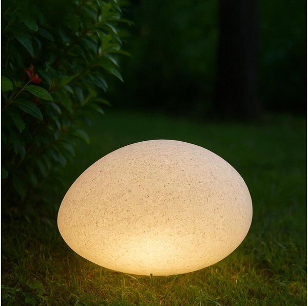 Външно декоративно осветително тяло LUMISTONE 1xE27/15W/230V IP65, диам. 26,5 cm