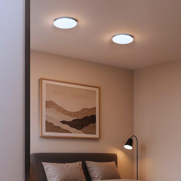 LED таванно осветително тяло MAYA LED/10W/230V Ø 26 см лъскав хром