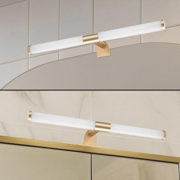 LED осветление за огледало за баня 2 в 1 APA LED/6W/230V 40 cm IP44 златисто