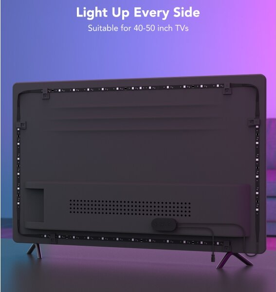 Govee - TV 40-50" SMART LED подсветка RGBIC Wi-Fi