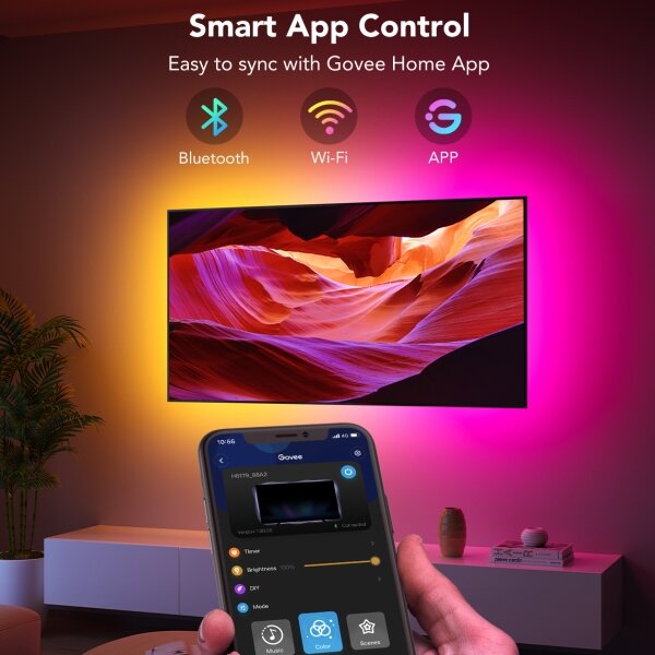 Govee - TV 40-50" SMART LED подсветка RGBIC Wi-Fi