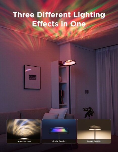 Govee-LED RGBICWW Димируема подова лампа UPLIGHTER MATTER LED/24W/230V Wi‑Fi