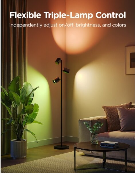 Govee - LED RGBICWW димируема подова лампа TREE MATTER LED/48W/230V Wi-Fi