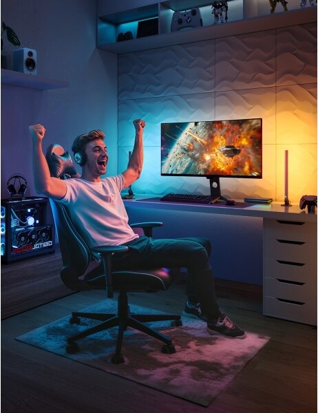 Govee - AI Sync Box Kit 2 интелигентен комплект за компютърно осветление 27-34" + LED панели с Wi-Fi