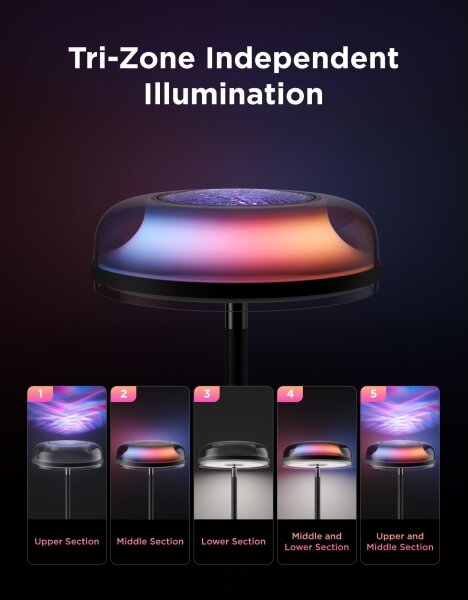 Govee-LED RGBICWW Димируема подова лампа UPLIGHTER MATTER LED/24W/230V Wi‑Fi