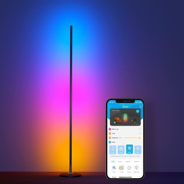 Govee - LED RGBW Димируема подова лампа LITE MATTER LED/24W/230V Wi-Fi