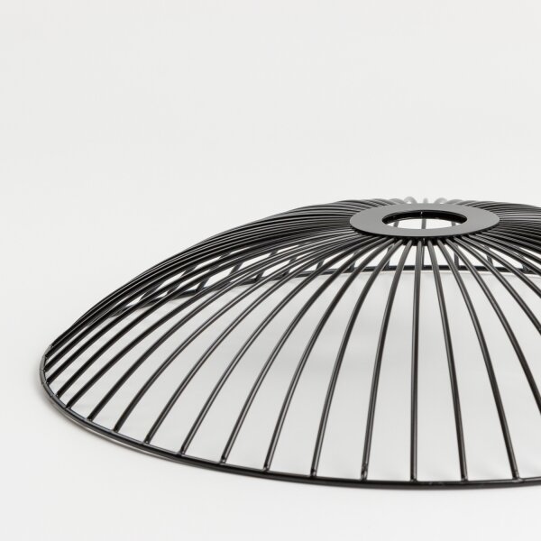 Brilagi - LED повърхностно монтиран полилей CERIA WIRE 1xE27/40W/230V диаметър 38 см черен/дъб