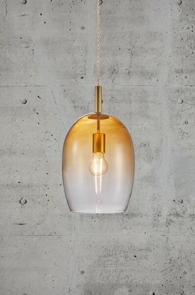Nordlux - Полилей на кабел UMA 1xE27/40W/230V pr. 23 cm кафяв/опушен