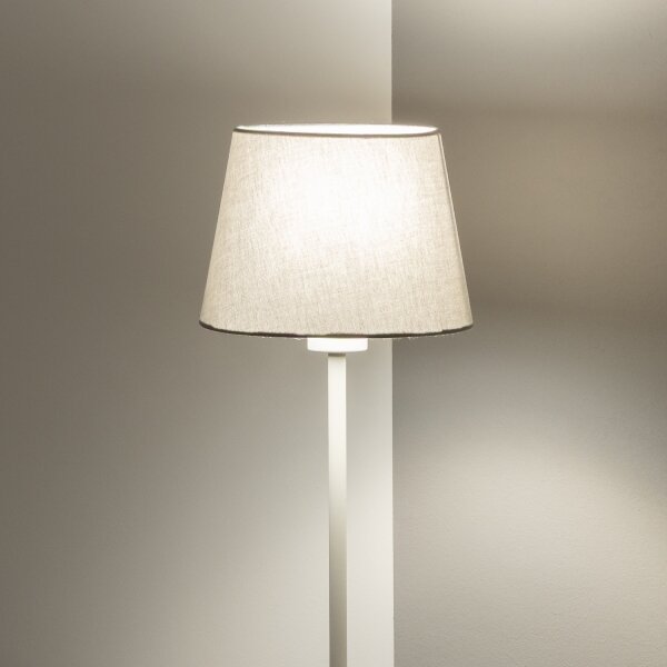 Brilagi - LED подова лампа CERIA 1xE27/40W/230V Ø 20,5 cm сив/бял
