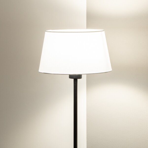 Brilagi - LED подова лампа CERIA 1xE27/40W/230V, Ø 25 см, бяла/черна