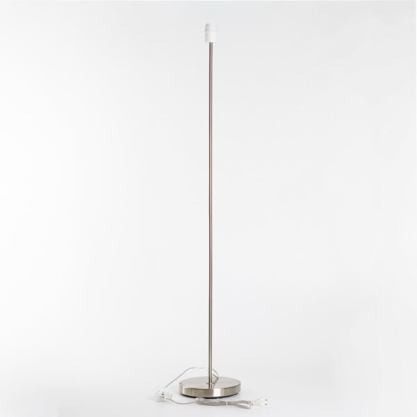 Brilagi - LED подова лампа CERIA 1xE27/40W/230V диаметър 45 см бяла/матов хром