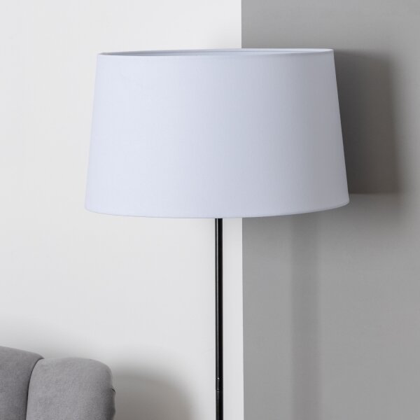 Brilagi - LED подова лампа CERIA 1xE27/40W/230V Ø 45 см бяла/черна